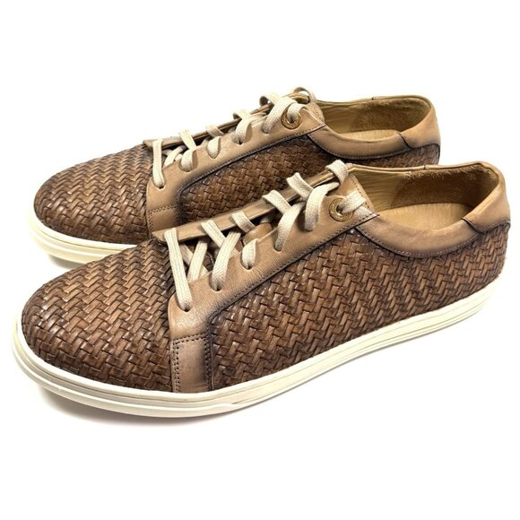 Franco Cuadra Shoes - Franco Cuadra Womens Shoes Woven Braided Leather Sneakers Size 26.5 US 9.5 A